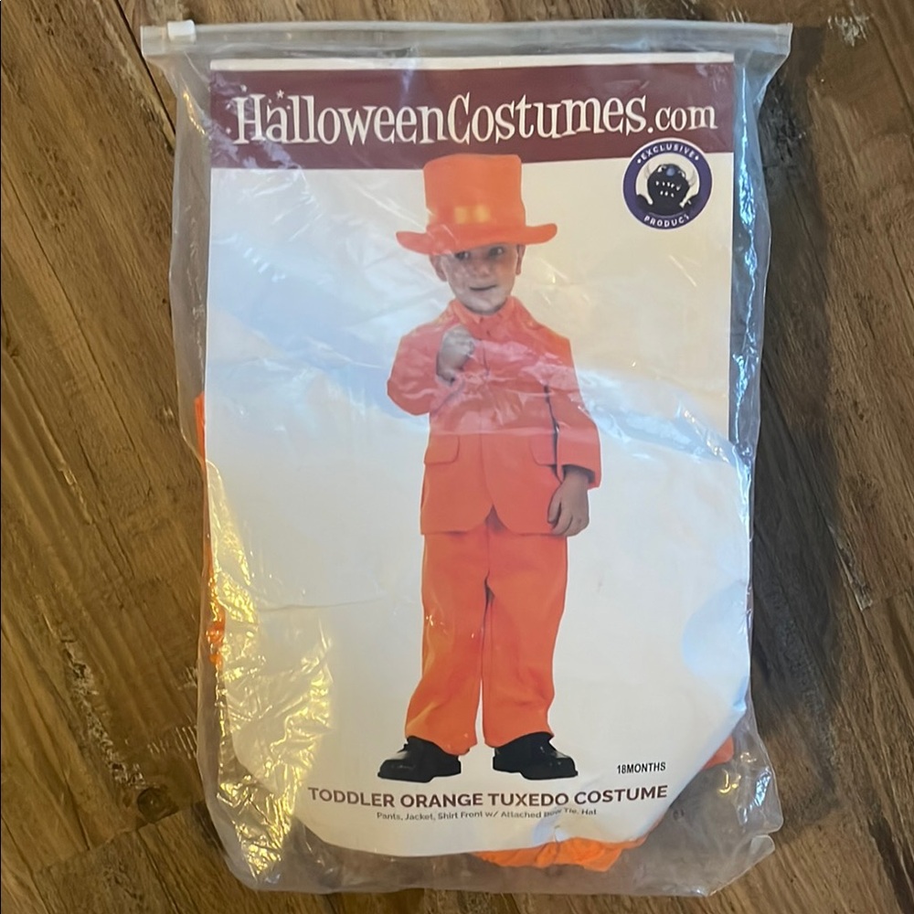 Dumb & Dumber Toddler Orange Tuxedo Costume